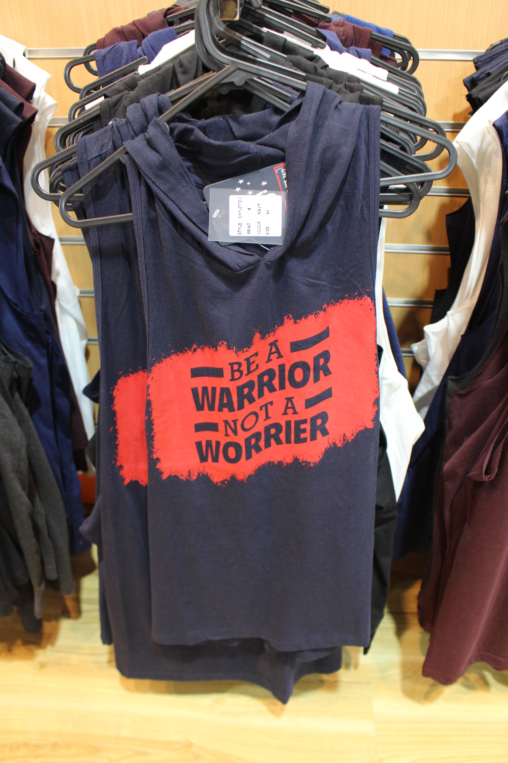 Singlet With skinny back and hoody