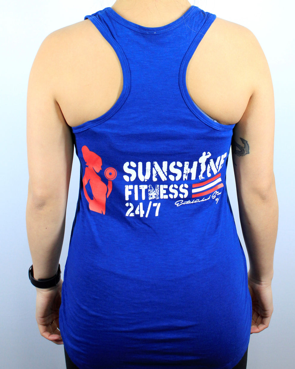 Ladies singlet (Print 2) – Sunshine Fitness 24/7